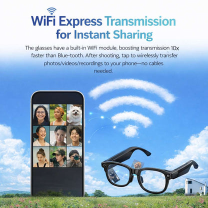 AI Smart Camera Glasses